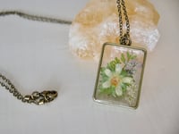 Image 2 of Yellow and Violet Wildflower Necklace