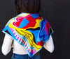 Pañuelo b01h, multicolor, 88x88cm.