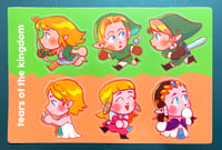 Image 1 of Link and Zelda Stickers (PREORDER)