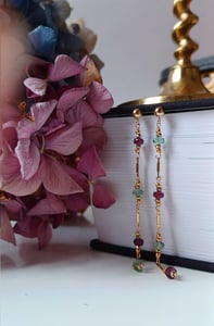Image of Boucles PLUM & TEAL