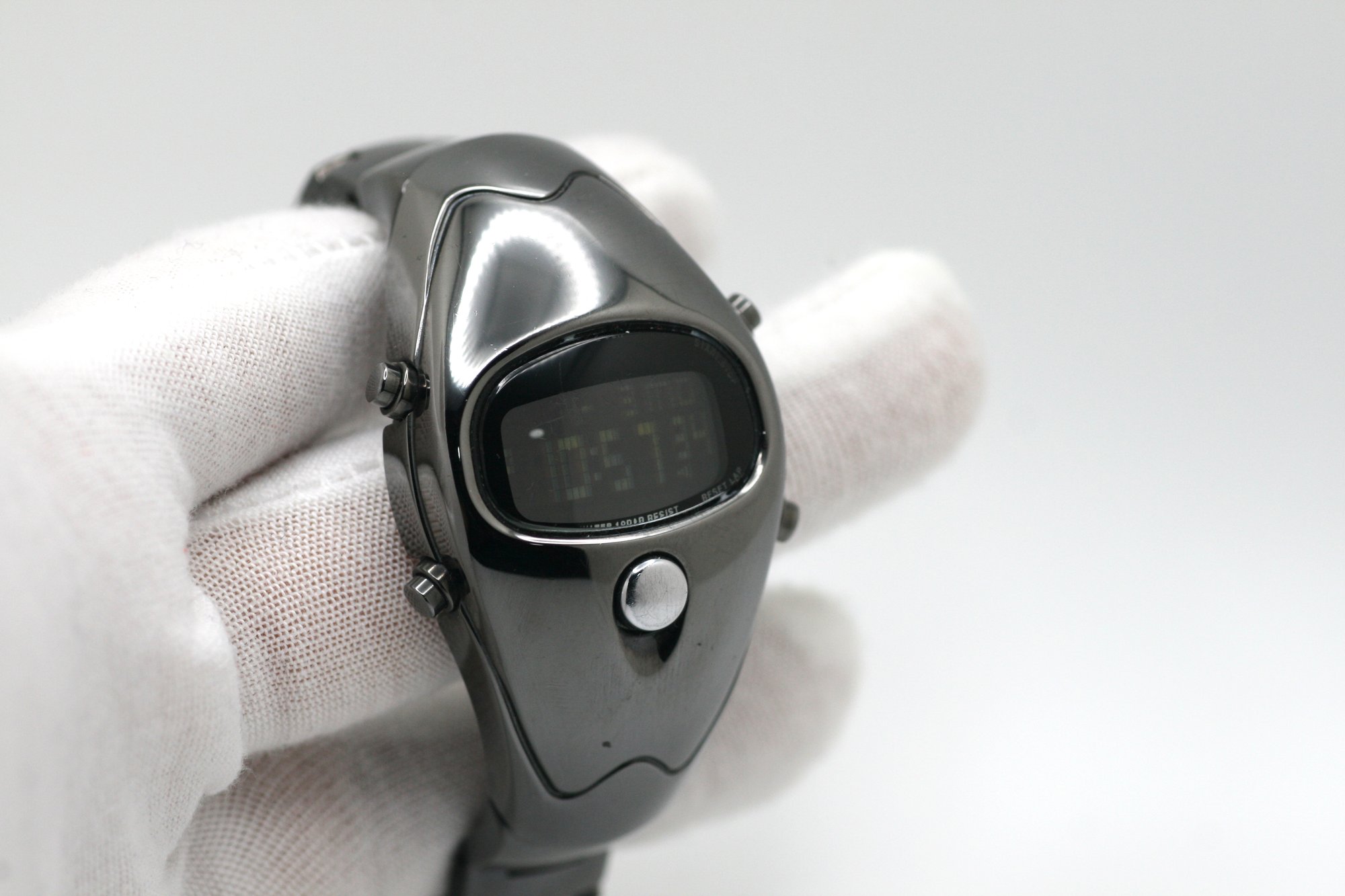 デットストック SEIKO ALBA SPOON W850-4000 稼働品SPOONデジタル腕時計