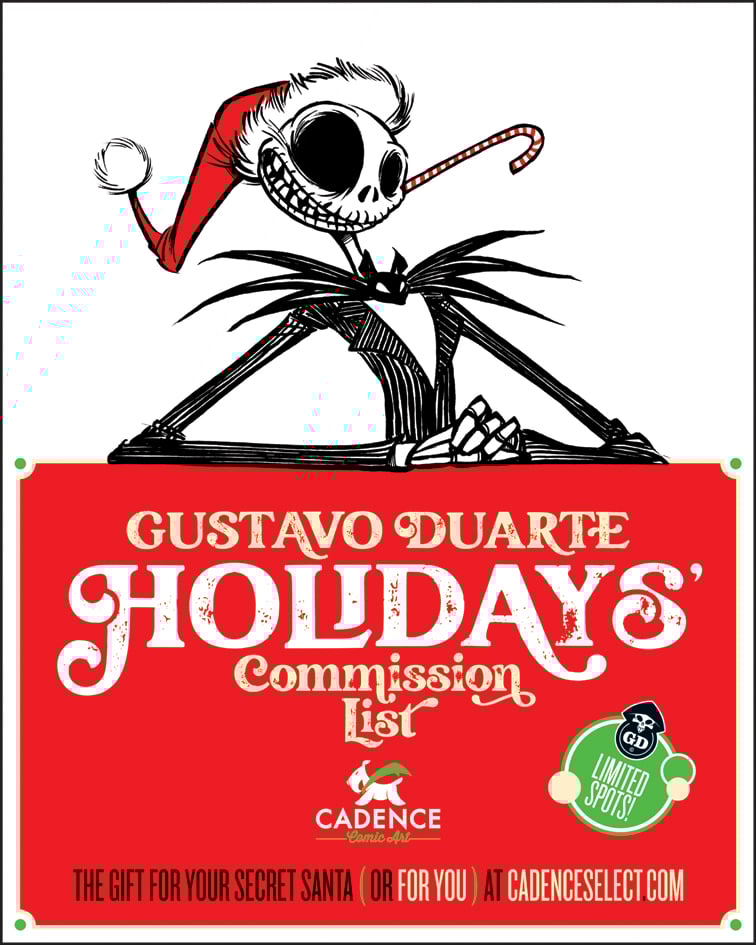 Image of Gustavo Duarte Holiday Commissions (Mail Order)  Black Friday Event - Opening 11/24 at 2PM EST