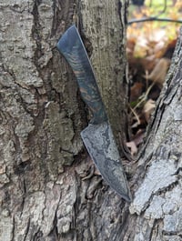 Image 1 of High Layer Fossil Damascus Hunter