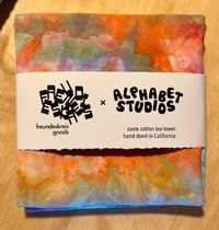 Image 2 of Hand Dyed Tea Towel