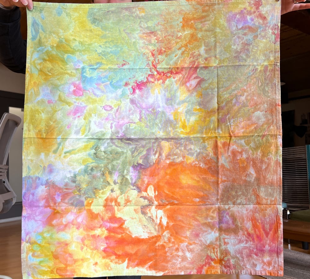 Hand Dyed Tea Towel