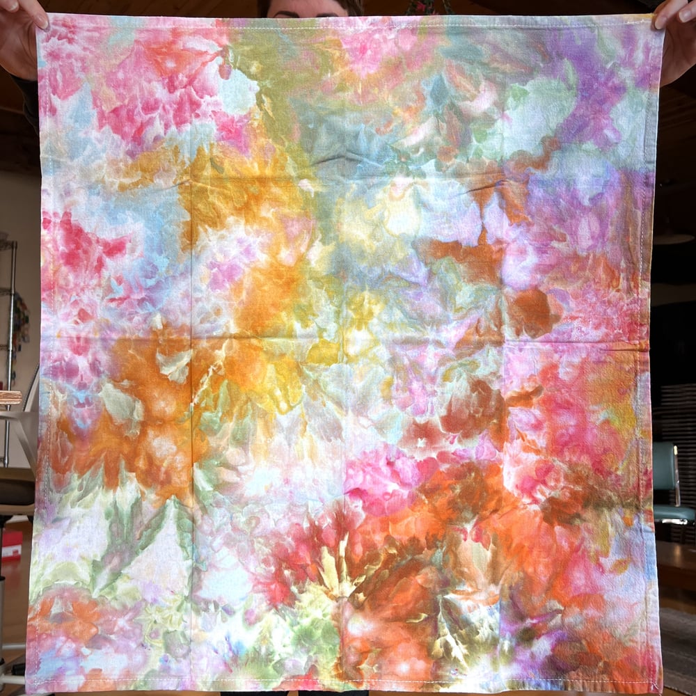 Hand Dyed Tea Towel