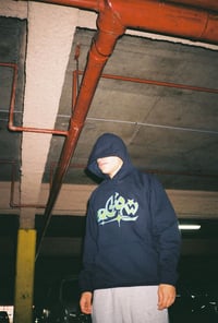 Image 3 of 'Magic Hood' Pullover, Navy