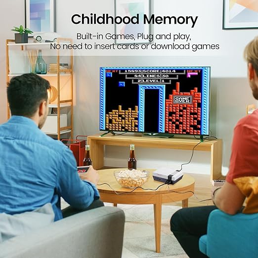 Retro Mini TV Game Console Classic Handheld Game Sticks Built in 1800 8 Bit Games Wireless Gamepads