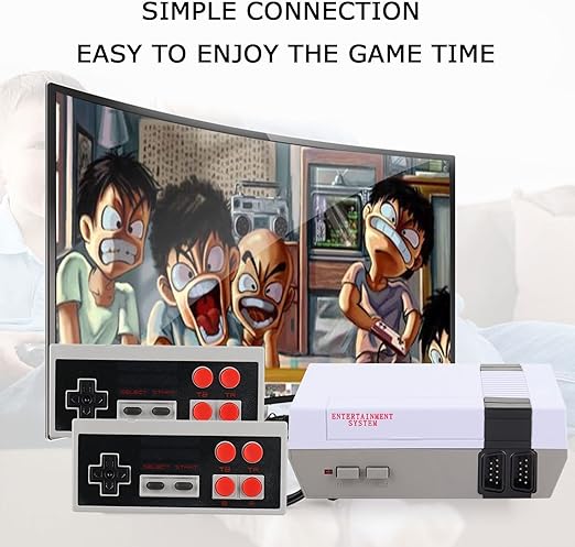 Retro Mini TV Game Console Classic Handheld Game Sticks Built in 1800 8 Bit Games Wireless Gamepads