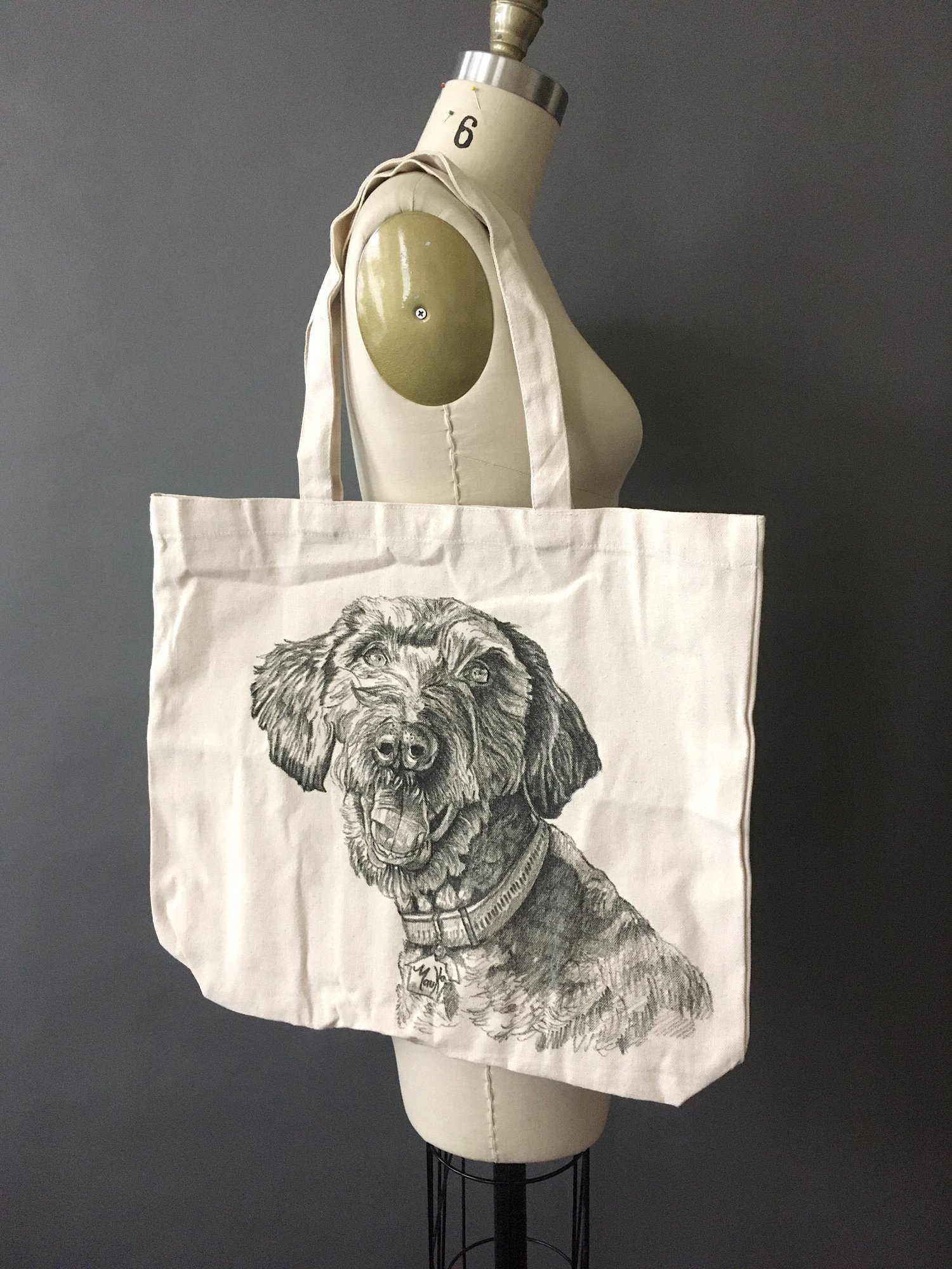 Image of Pet Tote Bag Commission