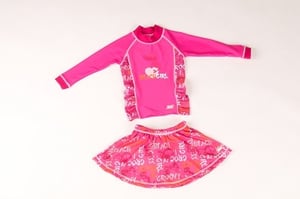 Image of Banz UV Long Sleeve Rash Tops with Matching Skirt Set - FINAL REDUCTION FROM €38