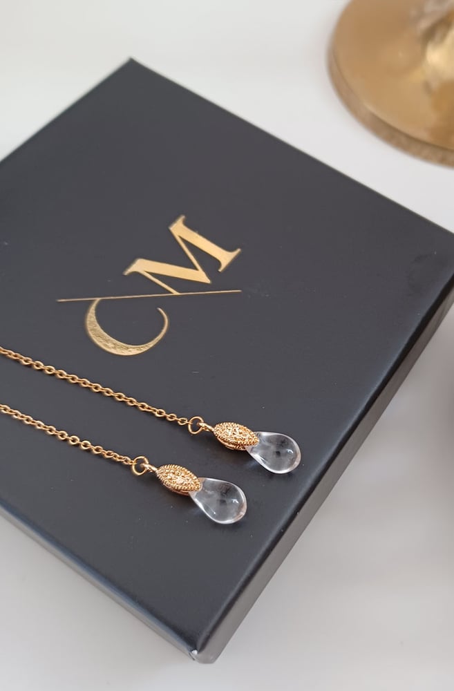 Boucles chaînes GOUTTE Image of Boucles chaînes GOUTTE