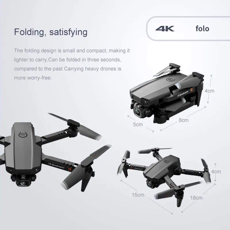 2023 JINHENG XT6 Mini Drone 4K 1080P HD Camera WiFi Fpv Air Pressure