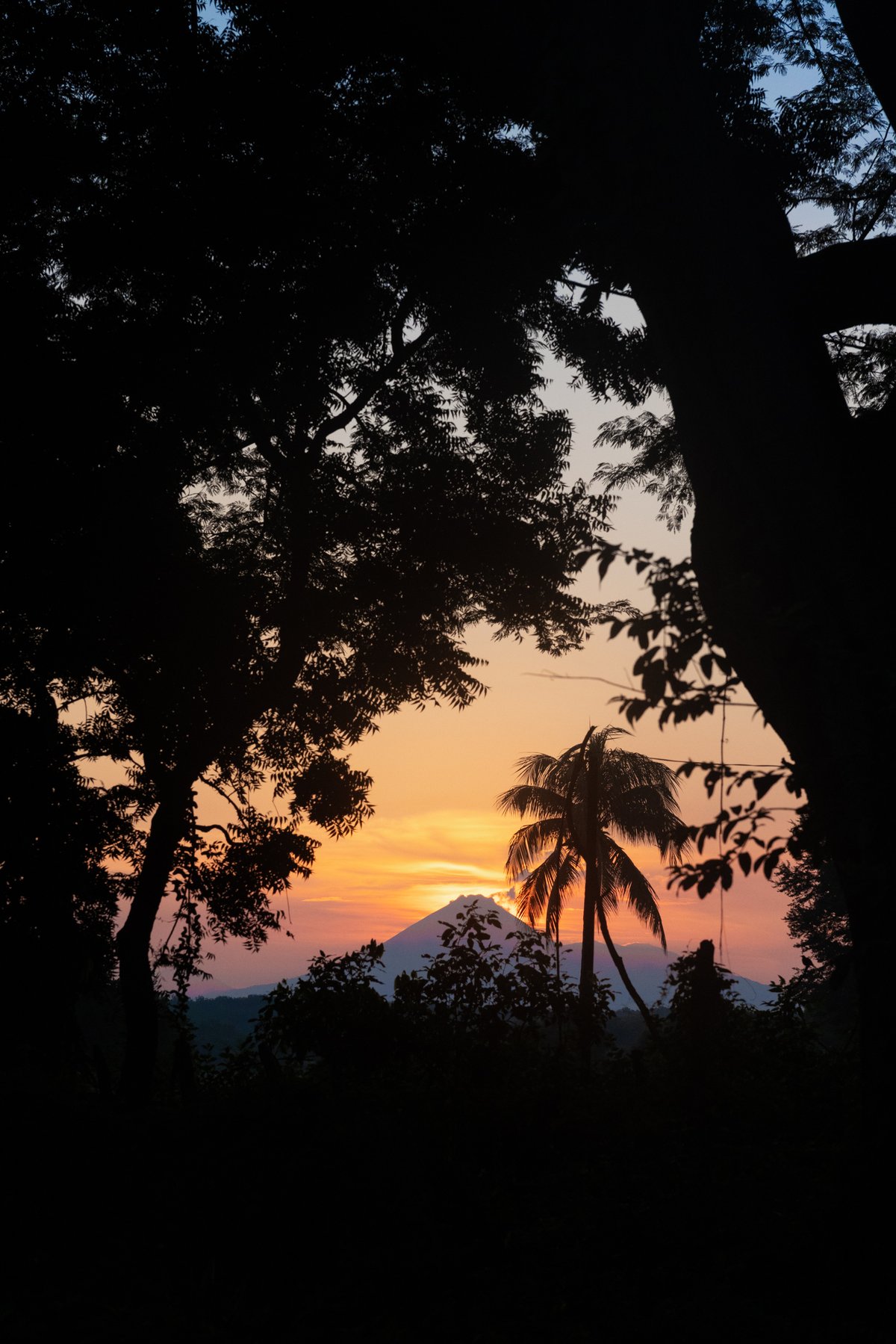 Image of Volcanic Sunrise. (Nicaragua)