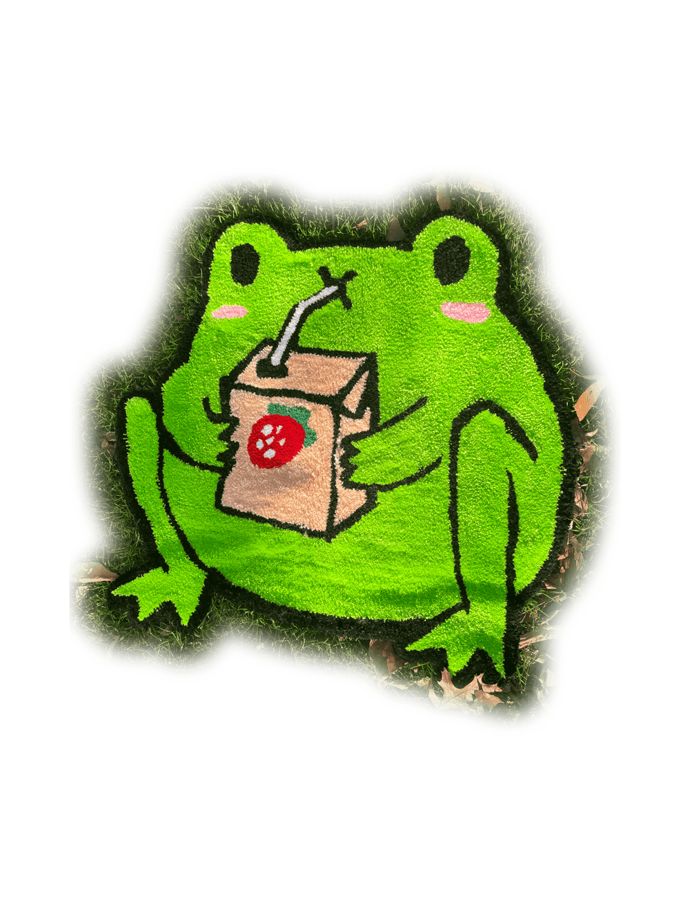 Image of STRAWBERRY MILK FROG (3X3FT)