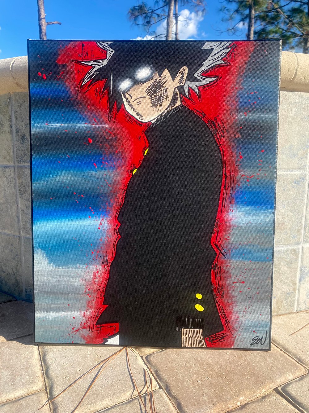 Image of Mob Psycho 100 Original Painting 