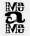 Maumau Logo Sticker 
