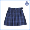 BME Girls Tartan Skirt Navy Check