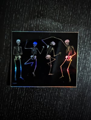 Danse Macabre Holographic Sticker