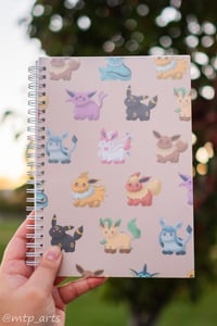 Image 1 of Chonky Eeveelutions Reusable Sticker Book (U.S. ONLY)