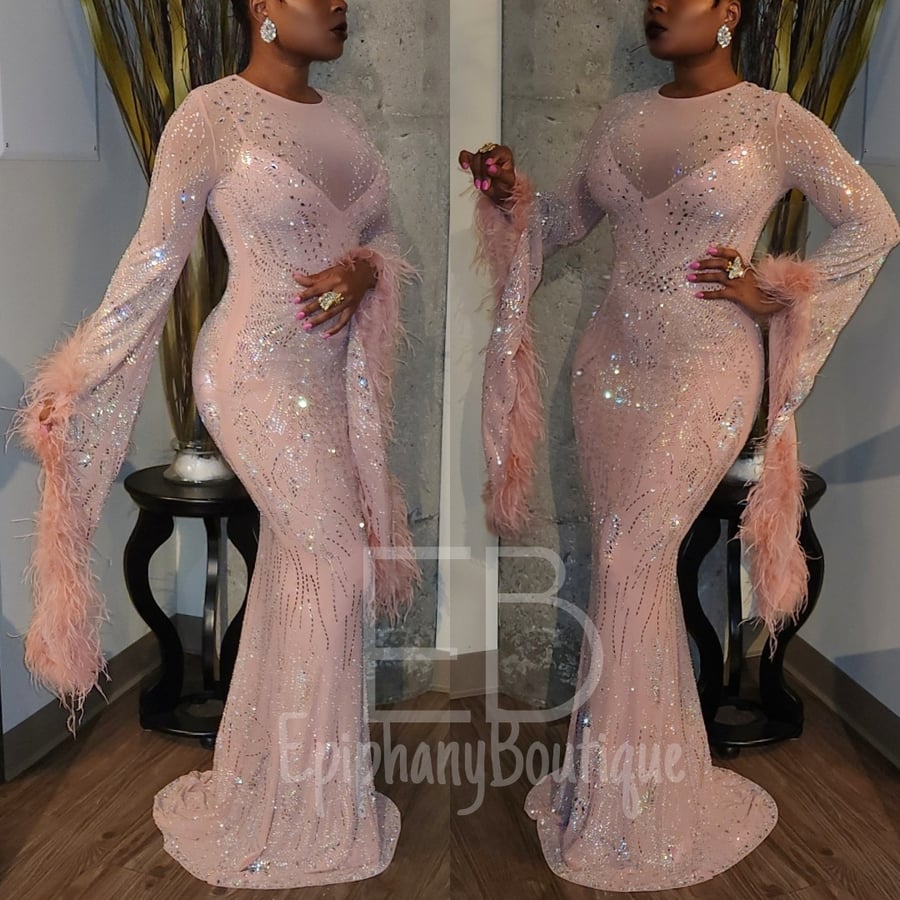Image of The Blush Amina Gown