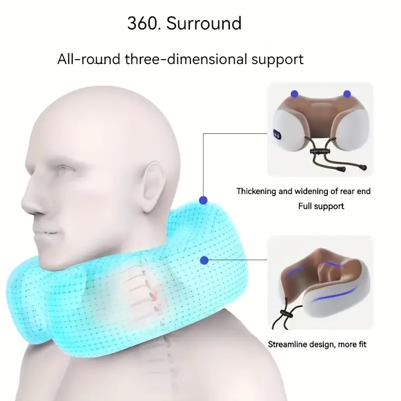 ThermaTouch Pro: Advanced Electric U-Shaped Massager for Neck & Shoulders