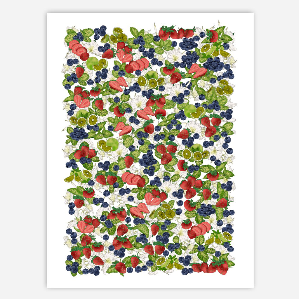 Image of STRAWBERRY MOJITO SURFACE PATTERN LICENSE