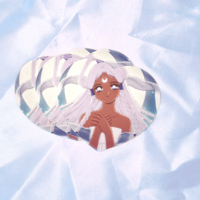Image 1 of Moon Princess Yue 90s Aesthetic  3" Waterproof Vinyl Sticker