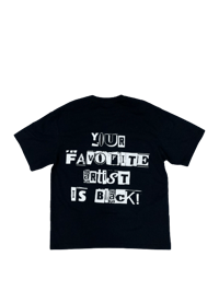 Image 2 of PEACEISFREE Black Life is Art Tee