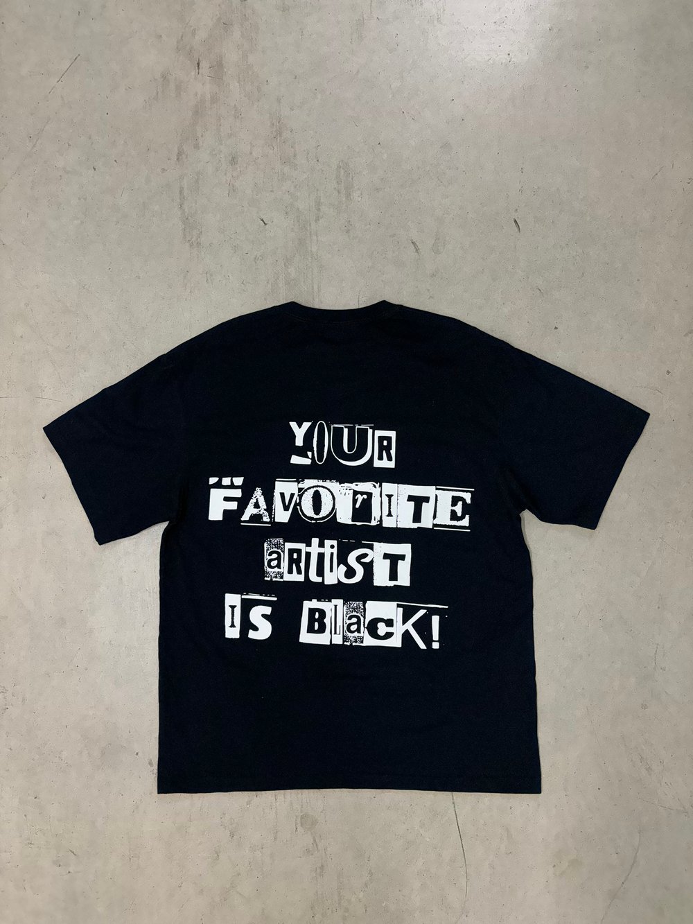 PEACEISFREE Black Life is Art Tee