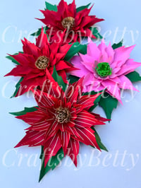 POINSETTIA FLOWER TEMPLATE