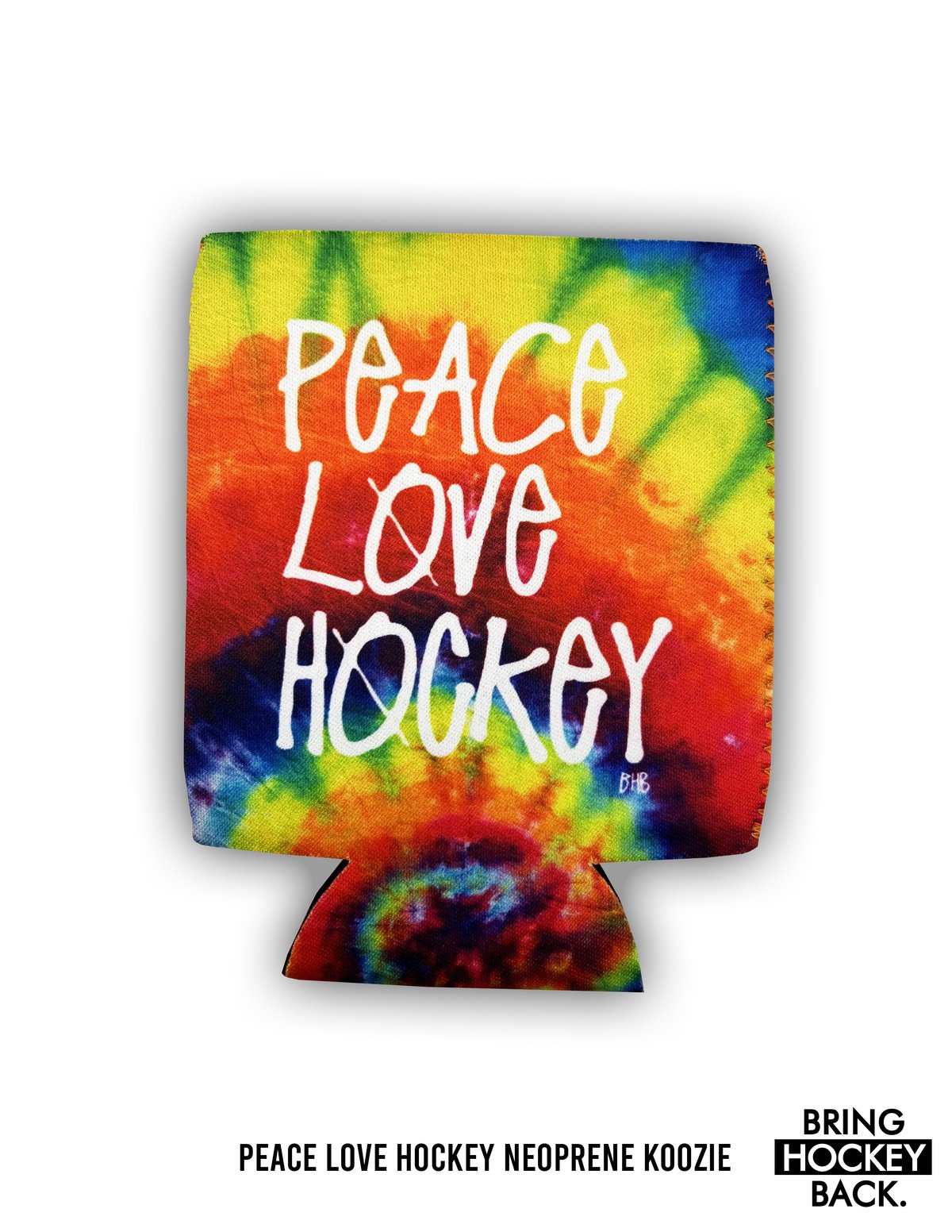 Peace Love Hockey Koozie Pack