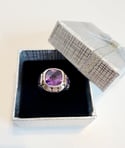 Amethyst Dome Ring