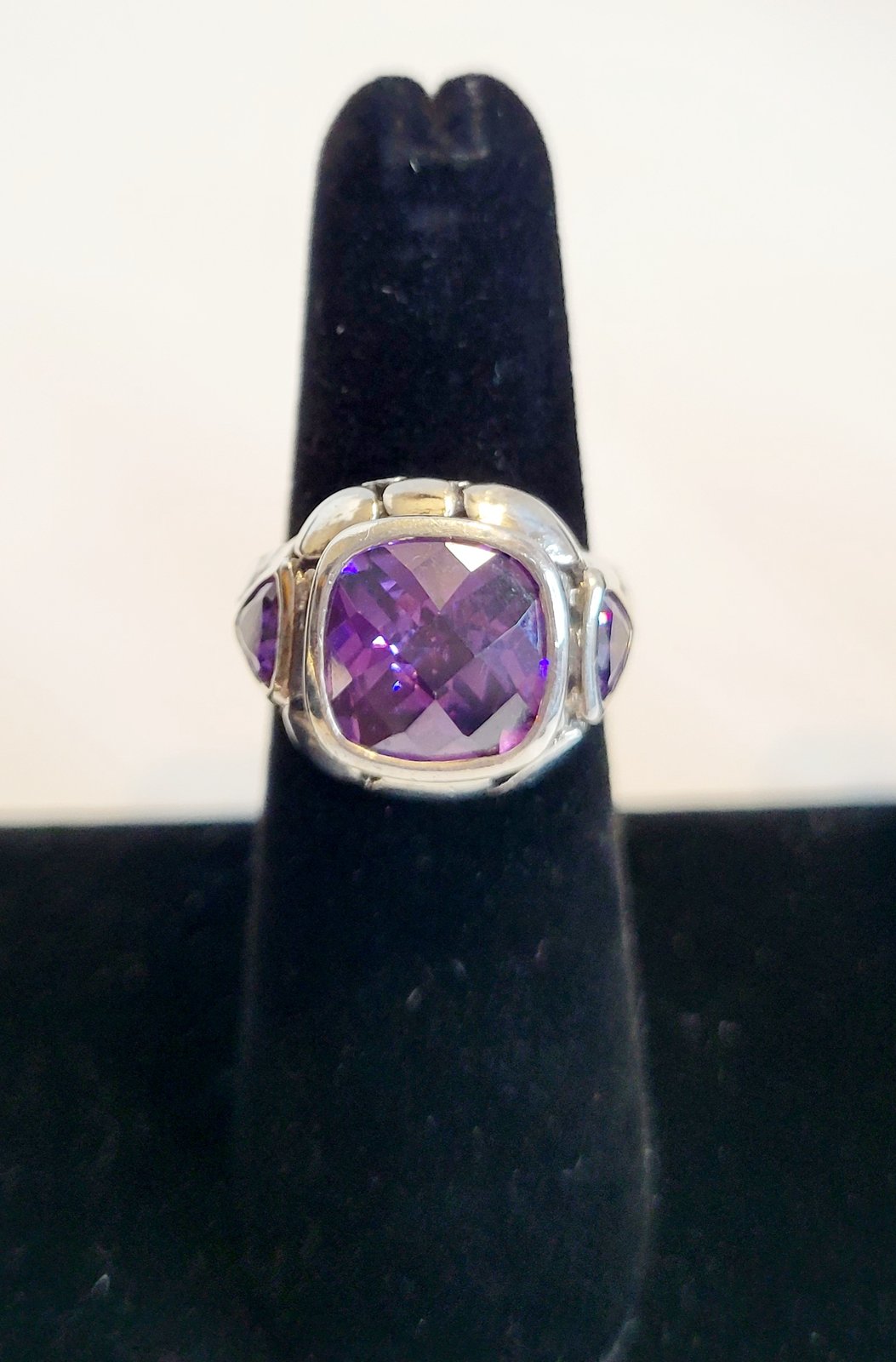Amethyst Dome Ring | Luna Jewelz