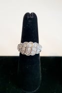 Ladies Diamond Cluster Ring