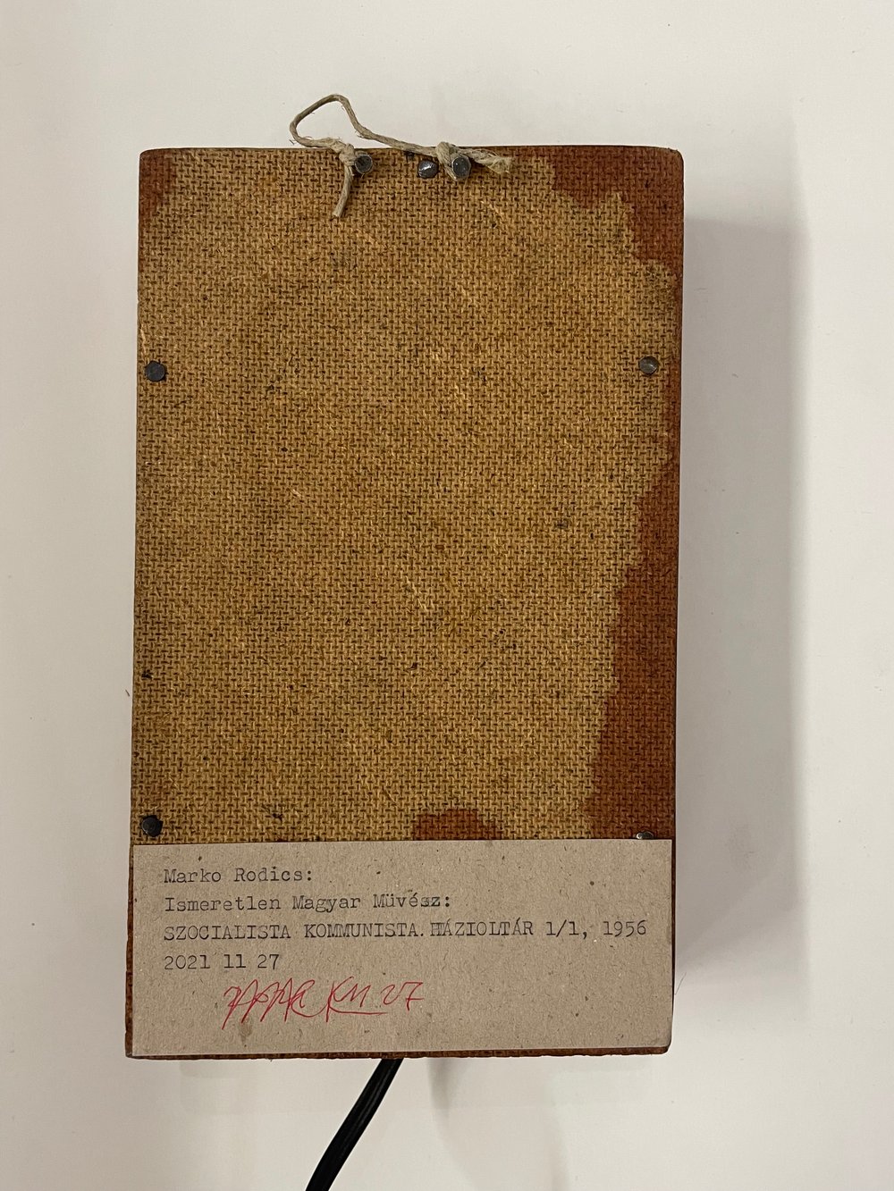 Image of Ismeretlen Magyar Művész: SZOCIALISTA KOMMUNISTA HÁZIOLTÁR