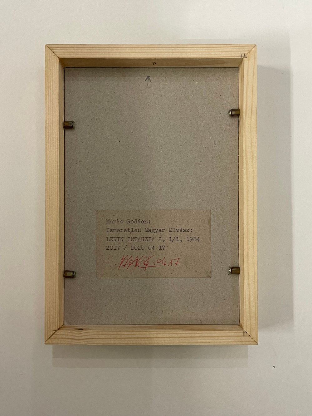 Image of Ismeretlen Magyar Művész: LENIN INTARZIA II.