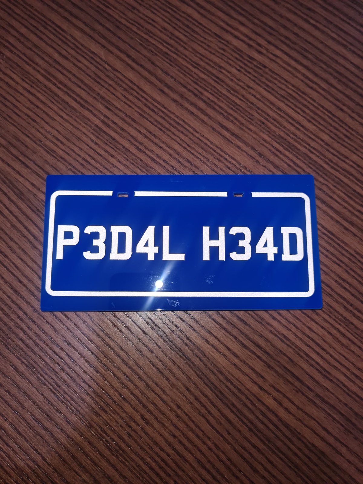 Image of *deadstock* P3D4L H34D Plate