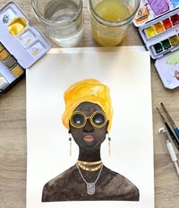 Image 1 of Golden Girl - Art Print
