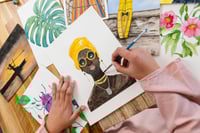 Image 2 of Golden Girl - Art Print