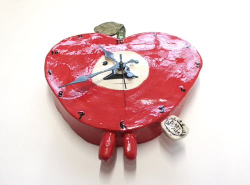 Image of Daisy Tortuga and Bobby Dazzler clock 