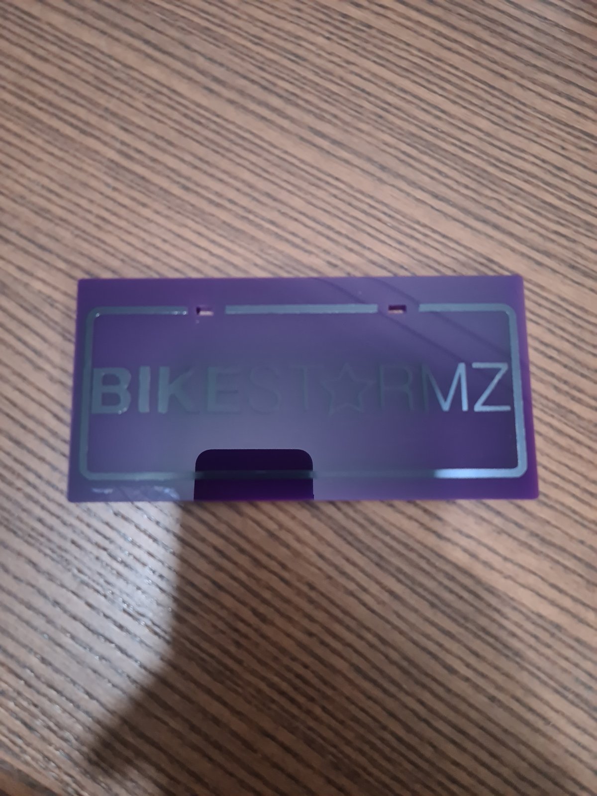 Image of *deadstock* BIKESTORMZ Plate 