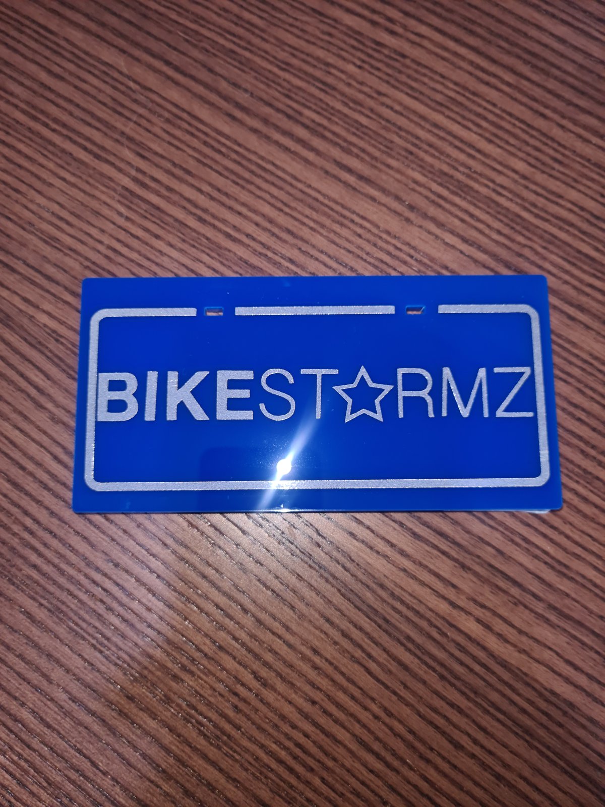 Image of *deadstock* BIKESTORMZ Plate ***