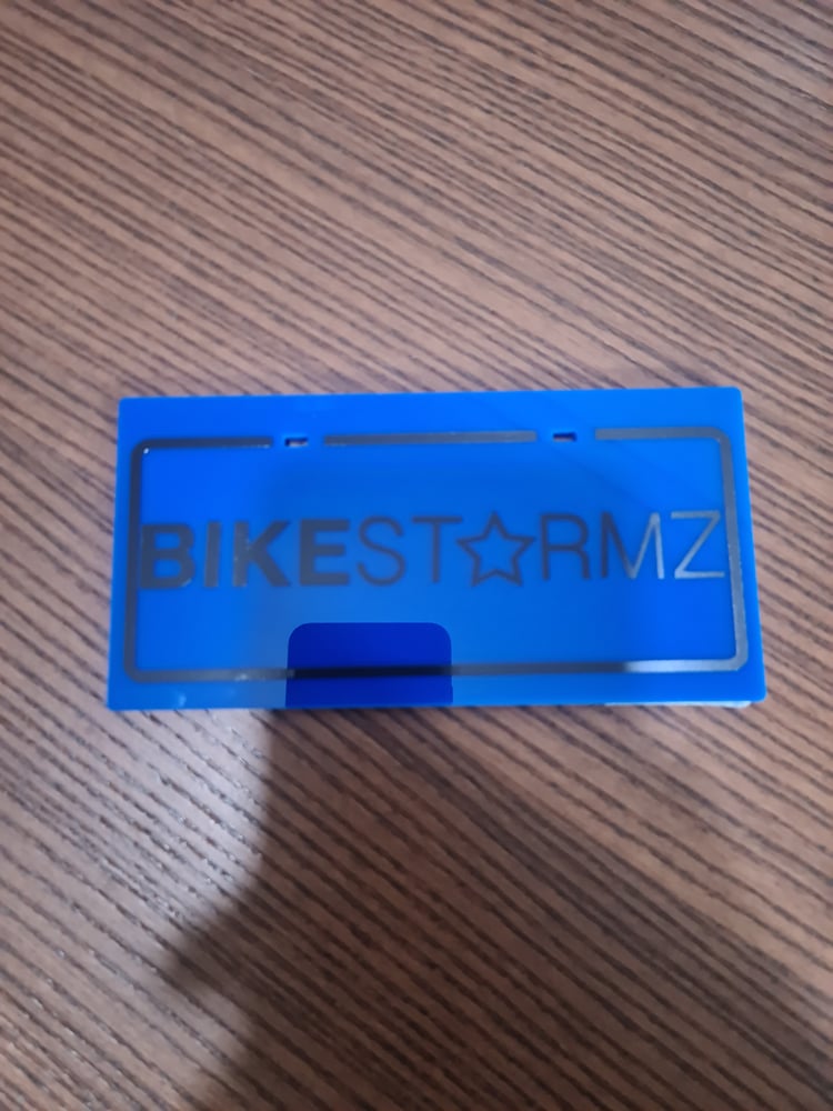 Image of *deadstock* BIKESTORMZ Plate ***