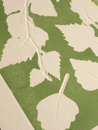 Image 2 of Birch 01 - Botanical Monoprint - A4