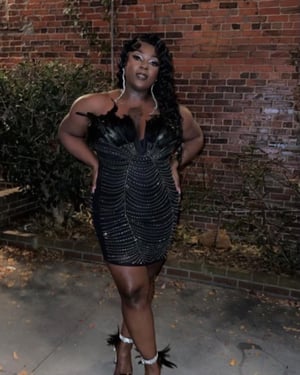 Peacock Sequin Dress