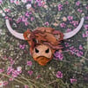 Hamish, the Heilan Coo. Brooch.