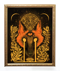 Image 1 of The Very Witching Hour in gold frame