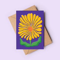 Image 1 of Happy Yellow Flower Card