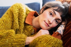 Image of Kelowna Sweater (Limited Mohair in colour Pear + more colours)
